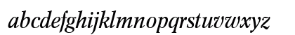 Concorde Nova Italic Lowercase Preview