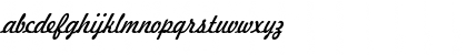Jott 44-Condensed Italic Font