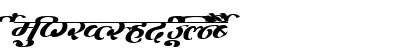 AkrutiDevKailasMedium Italic Preview