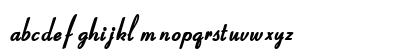 CoronetSSK Bold Lowercase Preview
