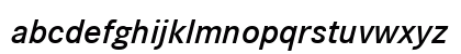 CorpoSDem Italic Lowercase Preview