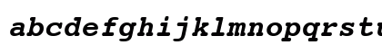 Courier SWA Bold Italic Preview