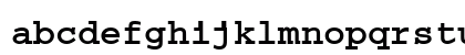 Courier2 Bold Lowercase Preview