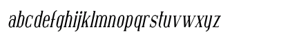 Covington Cond Italic Lowercase Preview