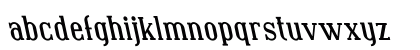 Covington Rev Bold Italic Lowercase Preview