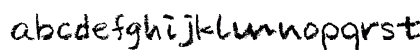 Crayon Alphabet Preview