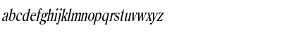 Roomy-Condensed Italic Font