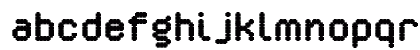 Crossover Black Lowercase Preview