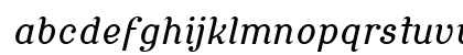 CursiveSerif Oblique Lowercase Preview