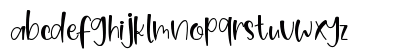 Cutie Brown Regular Lowercase Preview