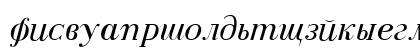 Cyrillic Normal-Italic Preview