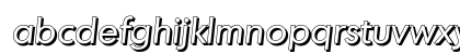 MontrealDropShadow Italic Preview