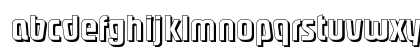 PasadenaDropShadow Bold Lowercase Preview