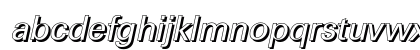 UltimateDropShadow Italic Lowercase Preview