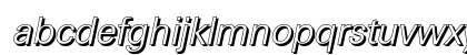 UltimateDropShadow-Light Italic Preview