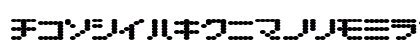 D3 Electronism Katakana Regular Lowercase Preview