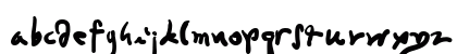 Da Vincian Regular Lowercase Preview