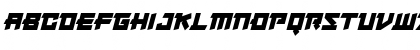 Japanese Robot Italic Font