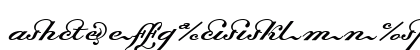 Dalliance Medium Italic Lowercase Preview