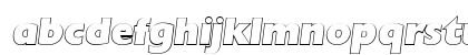 DavidBeckerOutline-Heavy Italic Lowercase Preview