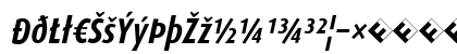 DaxCondensed-BoldItalicExp ItalicBold Preview