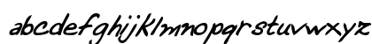 DeannasHand Bold Italic Preview
