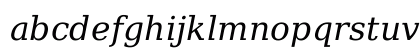 DejaVu Serif Italic Preview