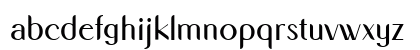 Demiella Regular Lowercase Preview