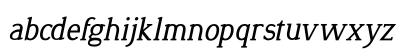Desmond Bold Italic Lowercase Preview