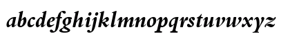 Aldine-401 HU Bold Italic Lowercase Preview