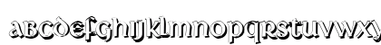Deutsche Uncialis Shadow Regular Lowercase Preview