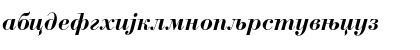 Bodoni Cirilica Bold Italic Font