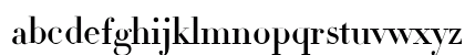 Didot Bold Lowercase Preview