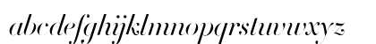 Didot Medium Italic Lowercase Preview