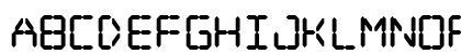 Digital dream Fat Regular Lowercase Preview