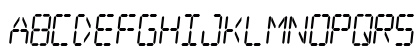 Digital dream Skew Narrow Regular Lowercase Preview