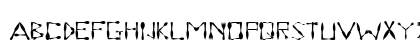 DinnerTime Regular Lowercase Preview