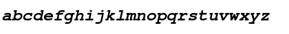FreeMono Bold Oblique Font