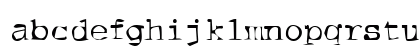 Dirty07 Bold Lowercase Preview