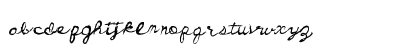 DirtyCursive Regular Lowercase Preview