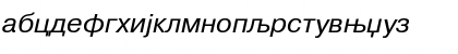 Helvetica-Cirilica Italic Font