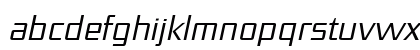 DistrictTF-LightItalic Regular Lowercase Preview