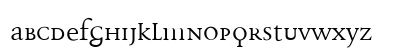 Disturbance Regular Lowercase Preview