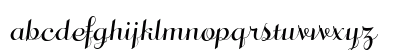 DiValzer Script Lowercase Preview