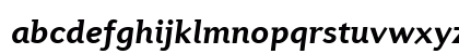 Diverda Sans Com Bold Italic Lowercase Preview