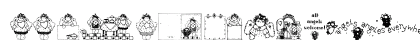 DJ Little Miracles Regular Lowercase Preview