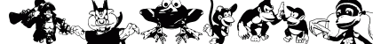 Donkey Kong World Regular Lowercase Preview