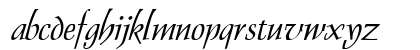 Dolphin Italic Lowercase Preview