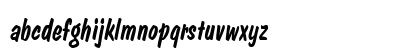DomCasual Becker Italic Lowercase Preview