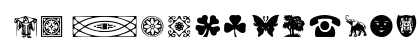 DoodleDingbatsTwoSSK Regular Lowercase Preview
